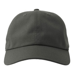 Бейсболка Dad Hat-S Eco Серый темный с круглым козырьком