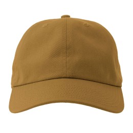 Бейсболка Dad Hat-S Eco Горчичный с круглым козырьком