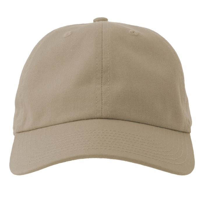 Бейсболка Dad Hat-S Eco Каменный Stone с круглым козырьком