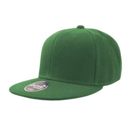 Бейсболка Snap Back Зеленый с прямым козырьком