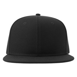 Бейсболка Snap Back Черный с прямым козырьком