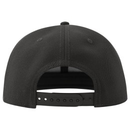 Бейсболка Snap Back Черный с прямым козырьком