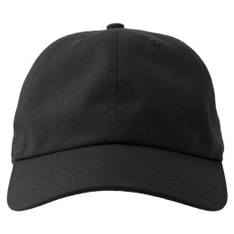 Бейсболка Dad Hat Eco Черный с круглым козырьком