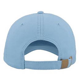 Бейсболка Dad Hat Eco Голубой с круглым козырьком