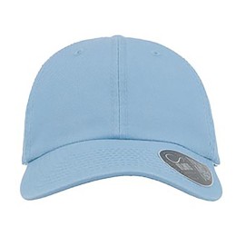 Бейсболка Dad Hat Eco Голубой с круглым козырьком