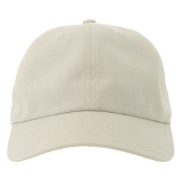 Бейсболка Dad Hat Eco Белый с круглым козырьком