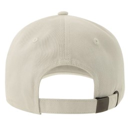 Бейсболка Dad Hat Eco Белый с круглым козырьком