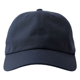 Бейсболка Dad Hat Eco Синий темный с круглым козырьком