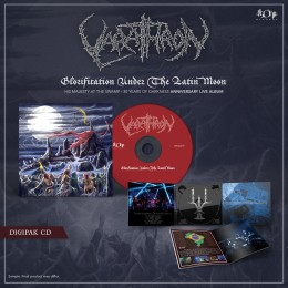 CD Varathron "Glorification Under The Latin Moon" Digipak