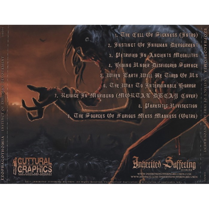 CD Ezophagothomia "Instinct Of Inhuman Devourment"