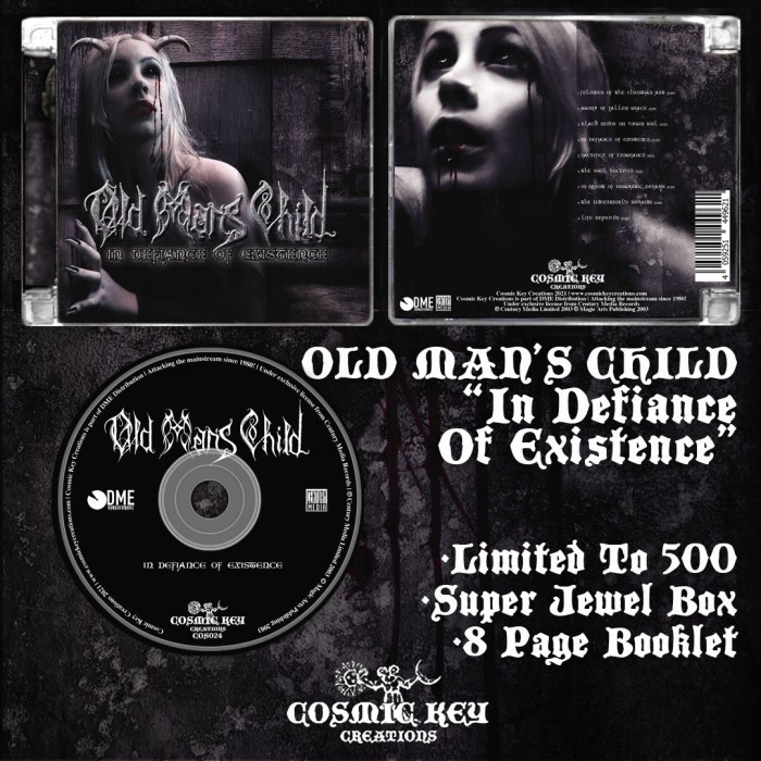 CD Old Man's Child "In Defiance Of Existence" Super Jewel