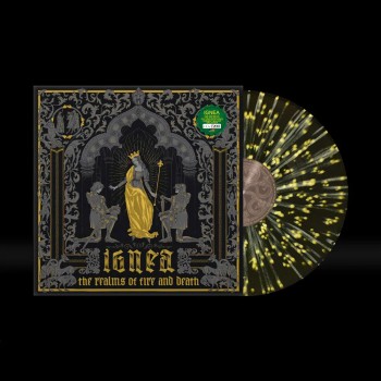 Виниловая пластинка Ignea "The Realms Of Fire And Death" (1LP) Green Yellow Splatter