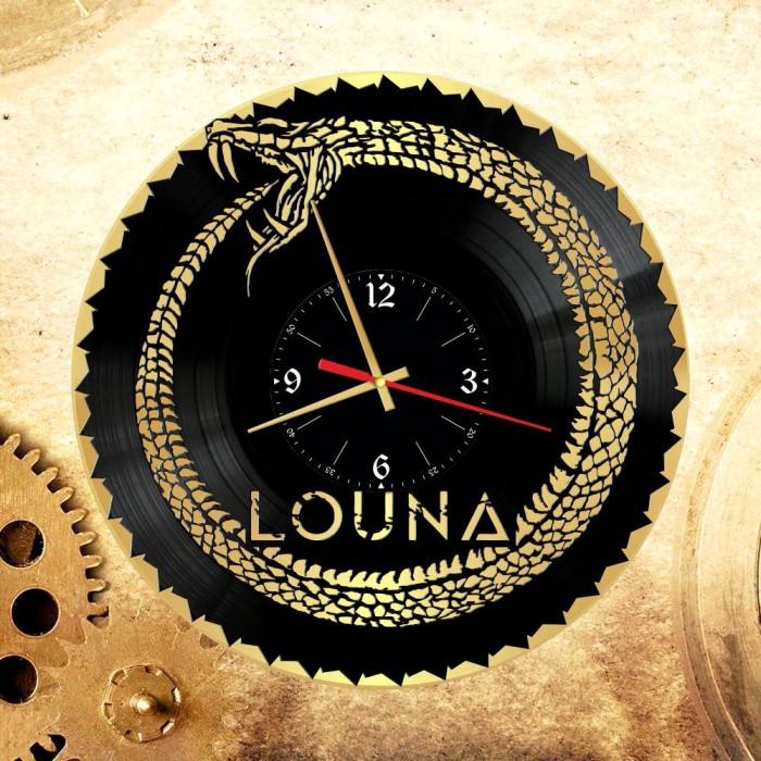 Часы "Louna" из виниловой пластинки