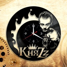 Часы "Княzz" из виниловой пластинки