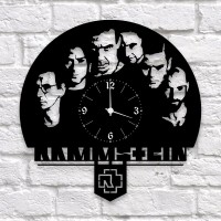Часы "Rammstein" из виниловой пластинки