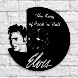Часы "Elvis Presley" из виниловой пластинки
