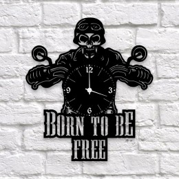 Часы "Born To Be Free" из виниловой пластинки