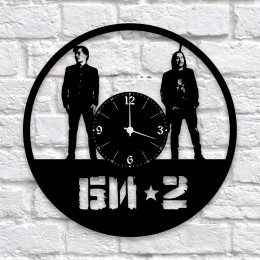 Часы "БИ-2" из виниловой пластинки