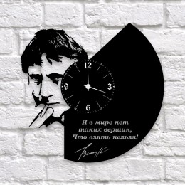 Часы "Высоцкий" из виниловой пластинки