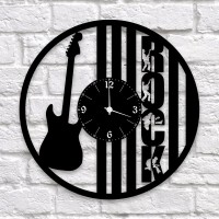 Часы "Rock" из виниловой пластинки