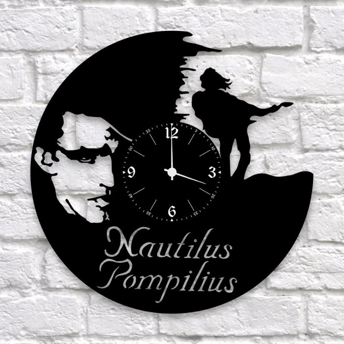 Часы "Nautilus Pompilius" из виниловой пластинки