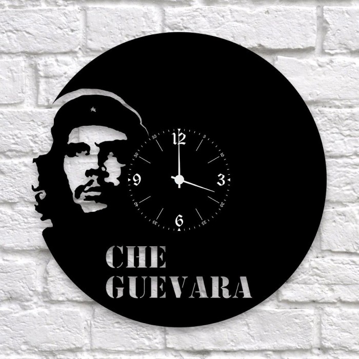 Часы "Che Guevara (Че Гевара)" из виниловой пластинки