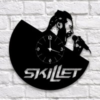 Часы "Skillet" из виниловой пластинки