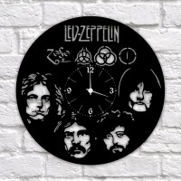 Часы "Led Zeppelin" из виниловой пластинки