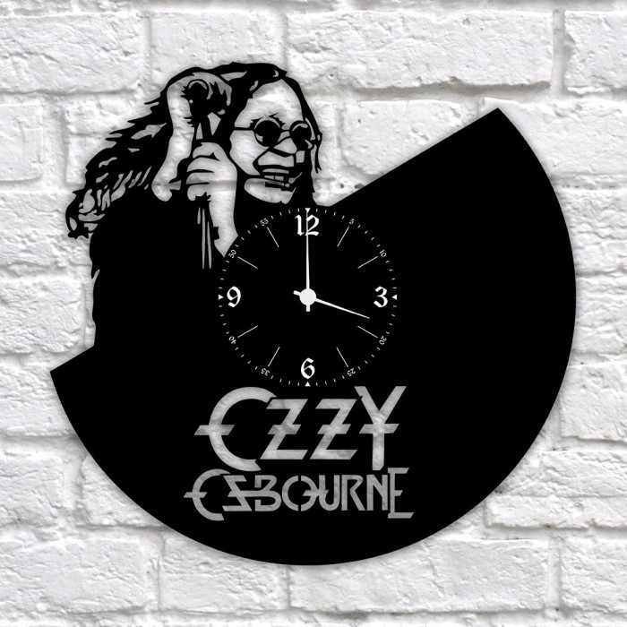 Часы "Ozzy Osbourne" из виниловой пластинки