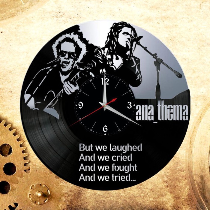 Часы "Anathema" из виниловой пластинки