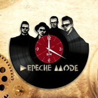 Часы "Depeche Mode" из виниловой пластинки