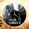 Часы "Iron Maiden" из виниловой пластинки