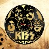 Часы "Kiss" из виниловой пластинки