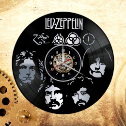 Часы "Led Zeppelin" из виниловой пластинки