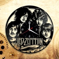 Часы "Led Zeppelin" из виниловой пластинки