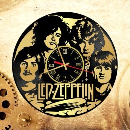 Часы "Led Zeppelin" из виниловой пластинки