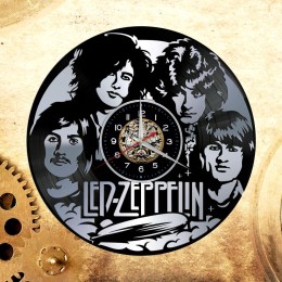 Часы "Led Zeppelin" из виниловой пластинки