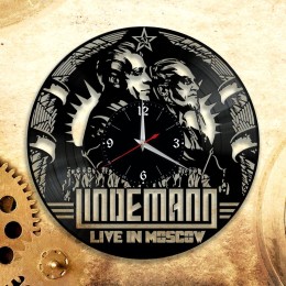 Часы "Lindemann" из виниловой пластинки