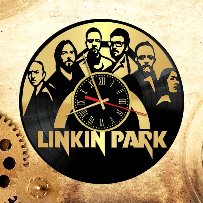 Часы "Linkin Park" из виниловой пластинки