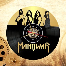 Часы "Manowar" из виниловой пластинки