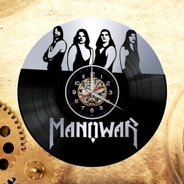 Часы "Manowar" из виниловой пластинки