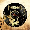 Часы "Manowar" из виниловой пластинки