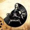 Часы "Metallica" из виниловой пластинки