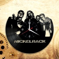 Часы "Nickelback" из виниловой пластинки