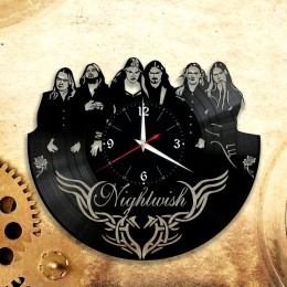 Часы "Nightwish" из виниловой пластинки