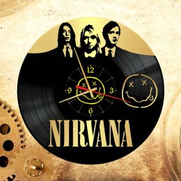 Часы "Nirvana" из виниловой пластинки