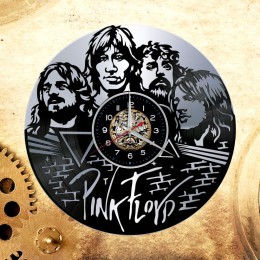 Часы "Pink Floyd" из виниловой пластинки