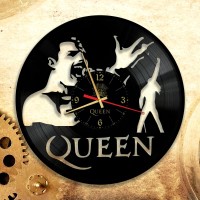 Часы "Queen" из виниловой пластинки