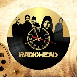 Часы "Radiohead" из виниловой пластинки