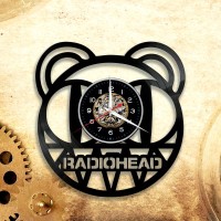 Часы "Radiohead" из виниловой пластинки